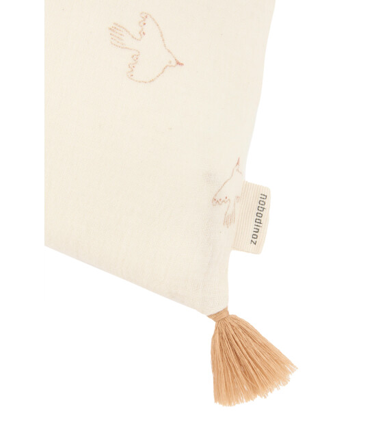 Nobodinoz Wabi Sabi Yastık (Püsküllü) // Brown Hoshi Birds