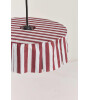 Nobodinoz Vibes Aydınlatma Şapkası, 40cm çap, Maroon Stripes