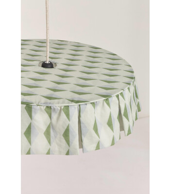 Nobodinoz Vibes Aydınlatma Şapkası (50 cm) // Green Blue Harlequin
