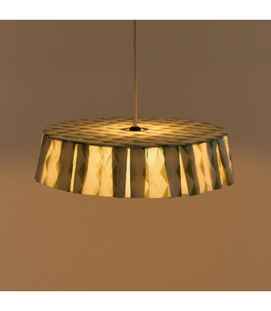 Nobodinoz Vibes Aydınlatma Şapkası (50 cm) // Green Blue Harlequin