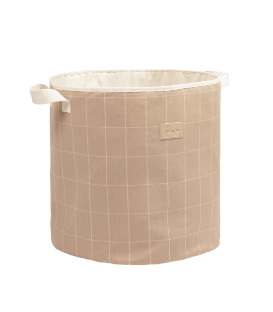Nobodinoz Sepet // Taupe Grid