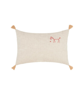 Nobodinoz L1N0 Yastık (Püsküllü) // Greige