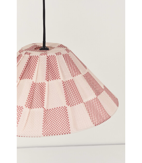 Nobodinoz Nobodioz Ava Aydınlatma Şapkası, 50cm &ccedil;ap, Burnt Red Checks