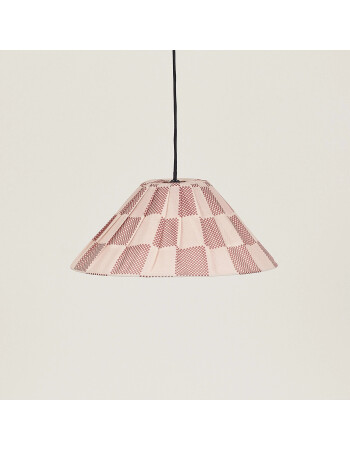 Nobodinoz Nobodioz Ava Aydınlatma Şapkası, 50cm &ccedil;ap, Burnt Red Checks