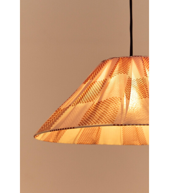 Nobodinoz Nobodioz Ava Aydınlatma Şapkası, 50cm &ccedil;ap, Burnt Red Checks