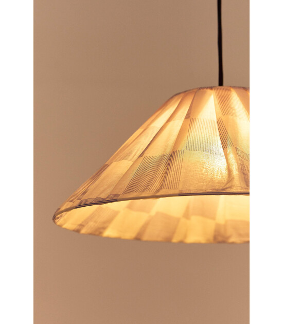 Nobodinoz Nobodioz Ava Aydınlatma Şapkası, 50cm &ccedil;ap, Blue Ink Checks