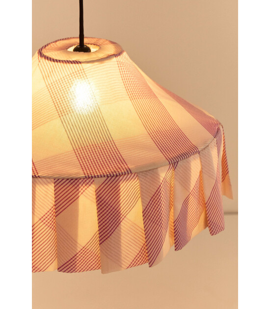 Nobodinoz Nobodioz Nicole Aydınlatma Şapkası, 50cm &ccedil;ap, Lilac Diagonal Stripe