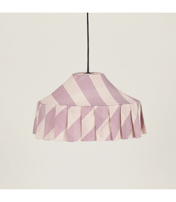 Nobodinoz Nicole Aydınlatma Şapkası (50 cm) // Lilac Diagonal Stripe