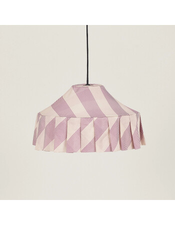 Nobodinoz Nobodioz Nicole Aydınlatma Şapkası, 50cm &ccedil;ap, Lilac Diagonal Stripe