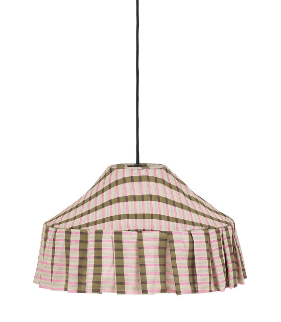 Nobodinoz Nobodioz Nicole Aydınlatma Şapkası, 50cm &ccedil;ap, Kaki Pink Mosaic