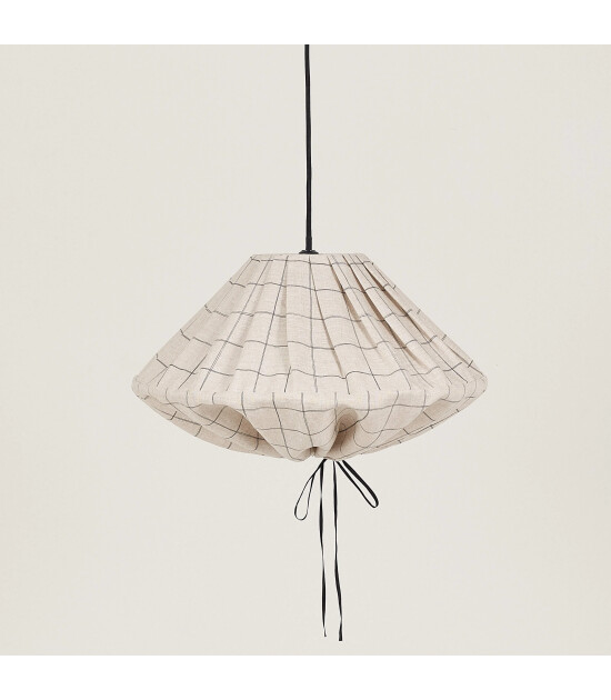 Nobodinoz Yumi Aydınlatma Şapkası (50 cm) // Charcoal Grid