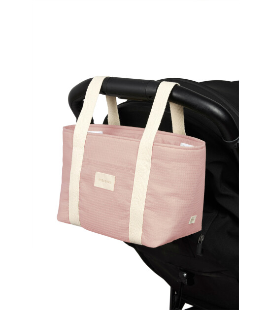 Nobodinoz Opera Su Geçirmez Bebek Arabası Düzenleyici Çanta // Mauve Pink