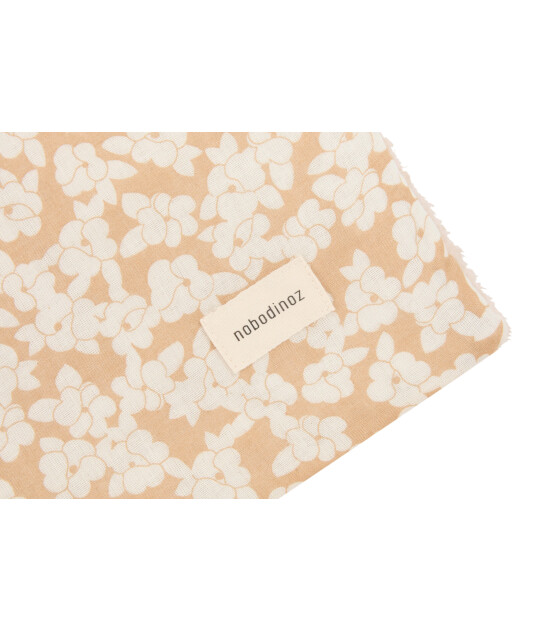 Nobodinoz Wabi Sabi Bebek Battaniye // Golden Brown Sakura