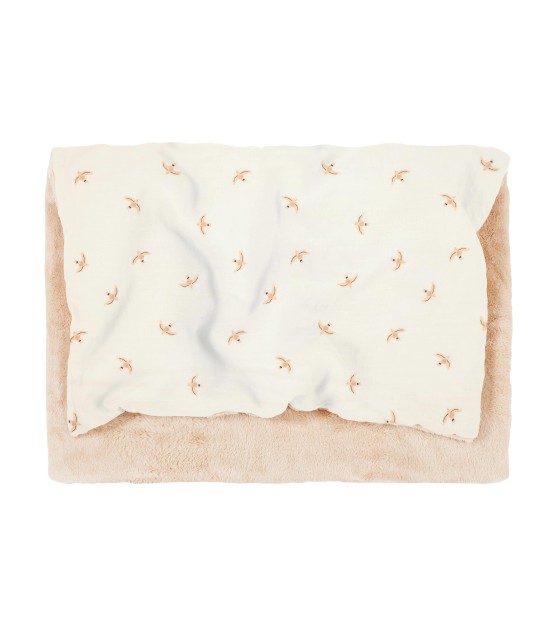 Nobodinoz Wabi Sabi Bebek Battaniye // Nude Haiku Birds