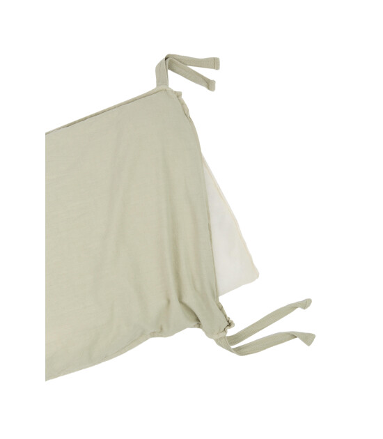 Nobodinoz Wabi Sabi Nest Yatak Koruyucu // Green Matcha