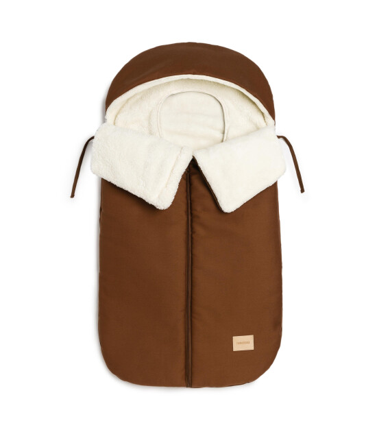 Nobodinoz Hyde Park Footmuff // Brick Brown