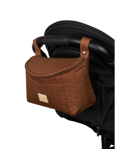 Nobodinoz Hyde Park Su Ge&ccedil;irmez 2'si 1 Arada Bebek Arabası D&uuml;zenleyici // Brick Brown