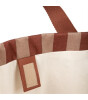 Nobodinoz Majestic Toy Bag // Marsala Taupe Stripes