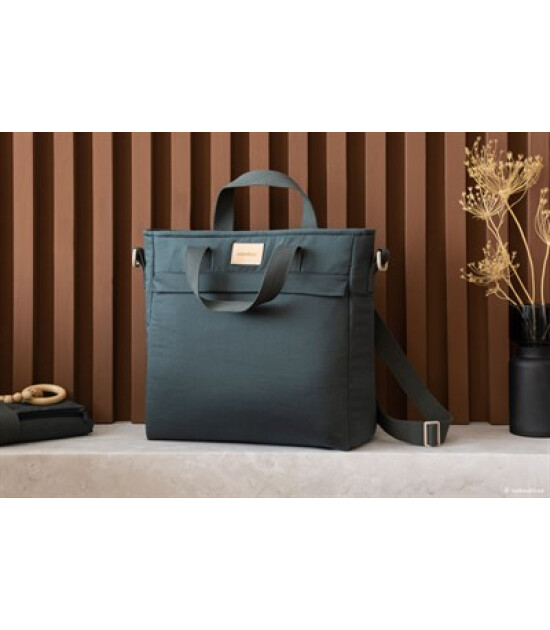 Nobodinoz Baby On the Go Su Geçirmez Anne Sırt Çantası // Carbon Blue