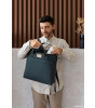 Nobodinoz Baby On the Go Su Geçirmez Anne Sırt Çantası // Carbon Blue