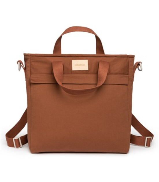 Nobodinoz Baby On the Go Su Geçirmez Anne Sırt Çantası // Clay Brown