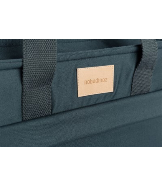 Nobodinoz Baby On the Go Su Geçirmez Anne Sırt Çantası // Carbon Blue