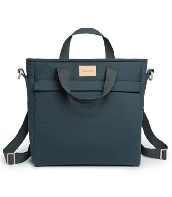 Nobodinoz Baby On the Go Su Geçirmez Anne Sırt Çantası // Carbon Blue