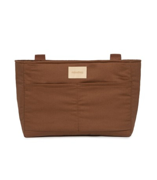 Nobodinoz Baby On the Go Su Ge&ccedil;irmez Bebek Arabası D&uuml;zenleyici &Ccedil;anta // Clay Brown