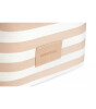 Nobodinoz Little Django Oyuncak Çantası, Taupe Thin Stripes /Natural
