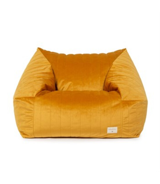 Nobodinoz Puf Chelsea Velvet // Farniente Yellow