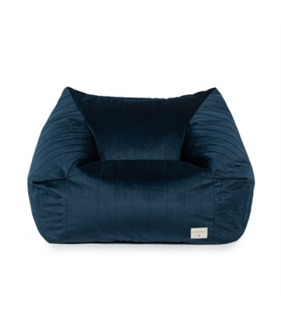 Nobodinoz Puf Chelsea Velvet // Night Blue