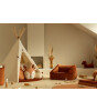 Nobodinoz Puf Chelsea Velvet // Wild Brown