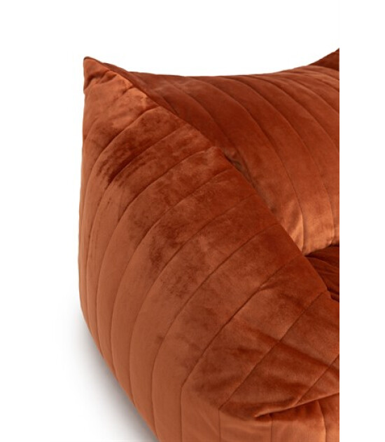 Nobodinoz Puf Chelsea Velvet // Wild Brown