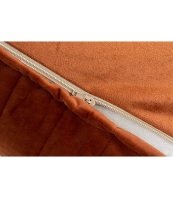 Nobodinoz Puf Chelsea Velvet // Wild Brown