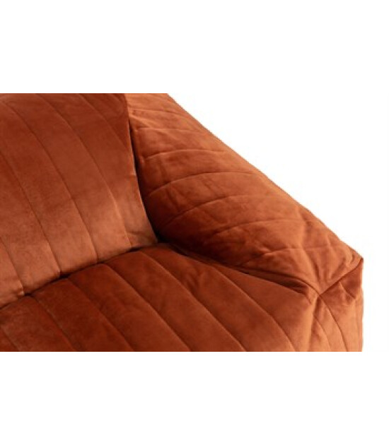 Nobodinoz Puf Chelsea Velvet // Wild Brown