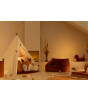 Nobodinoz Puf Chelsea Velvet // Wild Brown