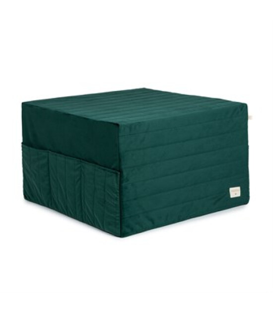 Nobodinoz Sleepover Kadife Puf // Jungle Green