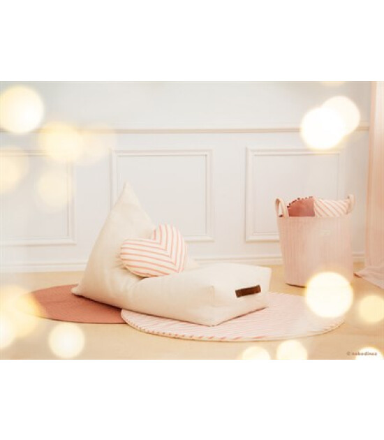 Nobodinoz Savanna Kadife Oyuncak Çantası // Bloom Pink