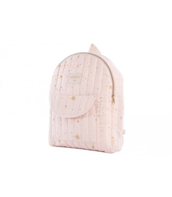 Nobodinoz Mini Too Cool Sırt Çantası // Gold Stella - Dream Pink-kb