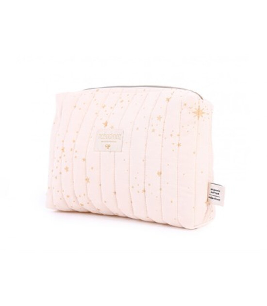 Nobodinoz Travel Mini Bag //  Gold Stealla - Dream Pink