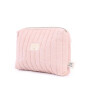Nobodinoz Travel Mini Bag // White Bubble - Misty Pink