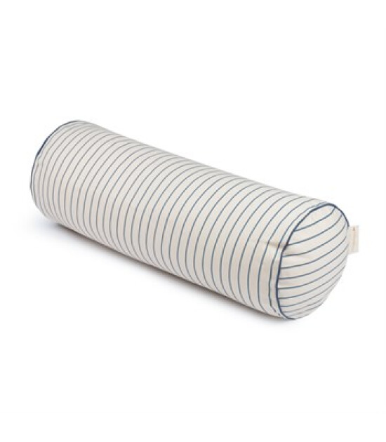 Nobodinoz Java Thin Stripes Yastık // Blue - Naturel