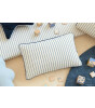 Nobodinoz Jazz Thin Stripes Yastık // Blue - Naturel