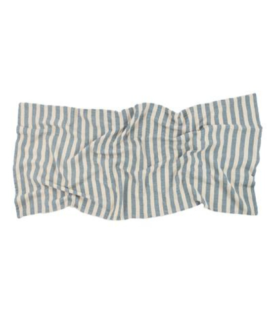 Nobodinoz Portofino Havlu & Çanta seti // Blue Stripes