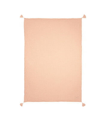Nobodinoz Wabi Sabi Çift Kat Müslin Battaniye // Powder Pink