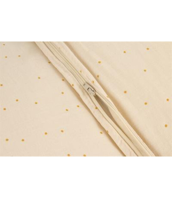 Nobodinoz Wabi Sabi Nest Yatak Koruyucu // Dots Ginger