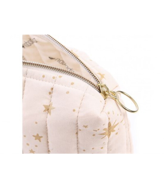 Nobodinoz Travel Mini Bag // Gold Stealla - Dream Pink