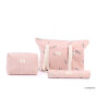 Nobodinoz Travel Mini Bag // White Bubble - Misty Pink