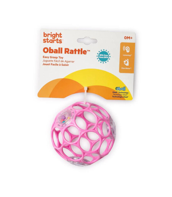 Oball Çıngıraklı Top // Pink