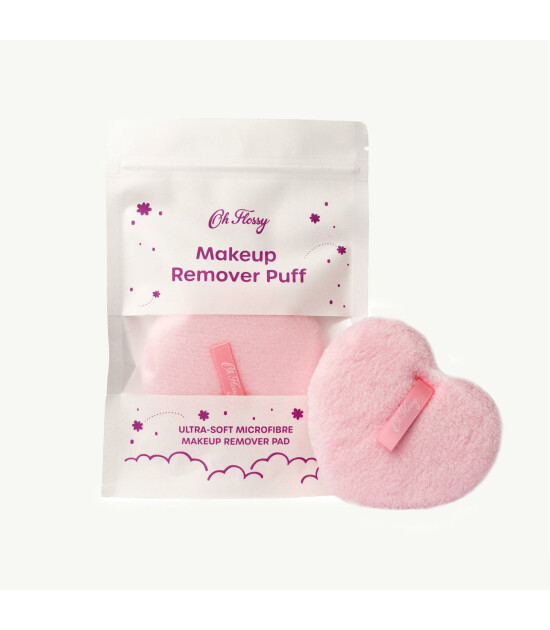 Oh Flossy Ultra Yumuşak Mikrobiber Yıkanabilir Makyaj Temizleme Pufu